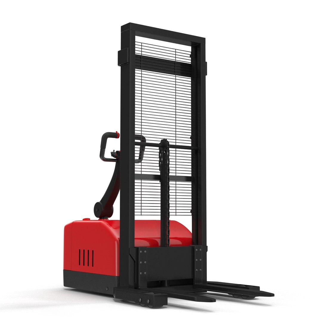 Electric Walkie Stacker Rigged Max