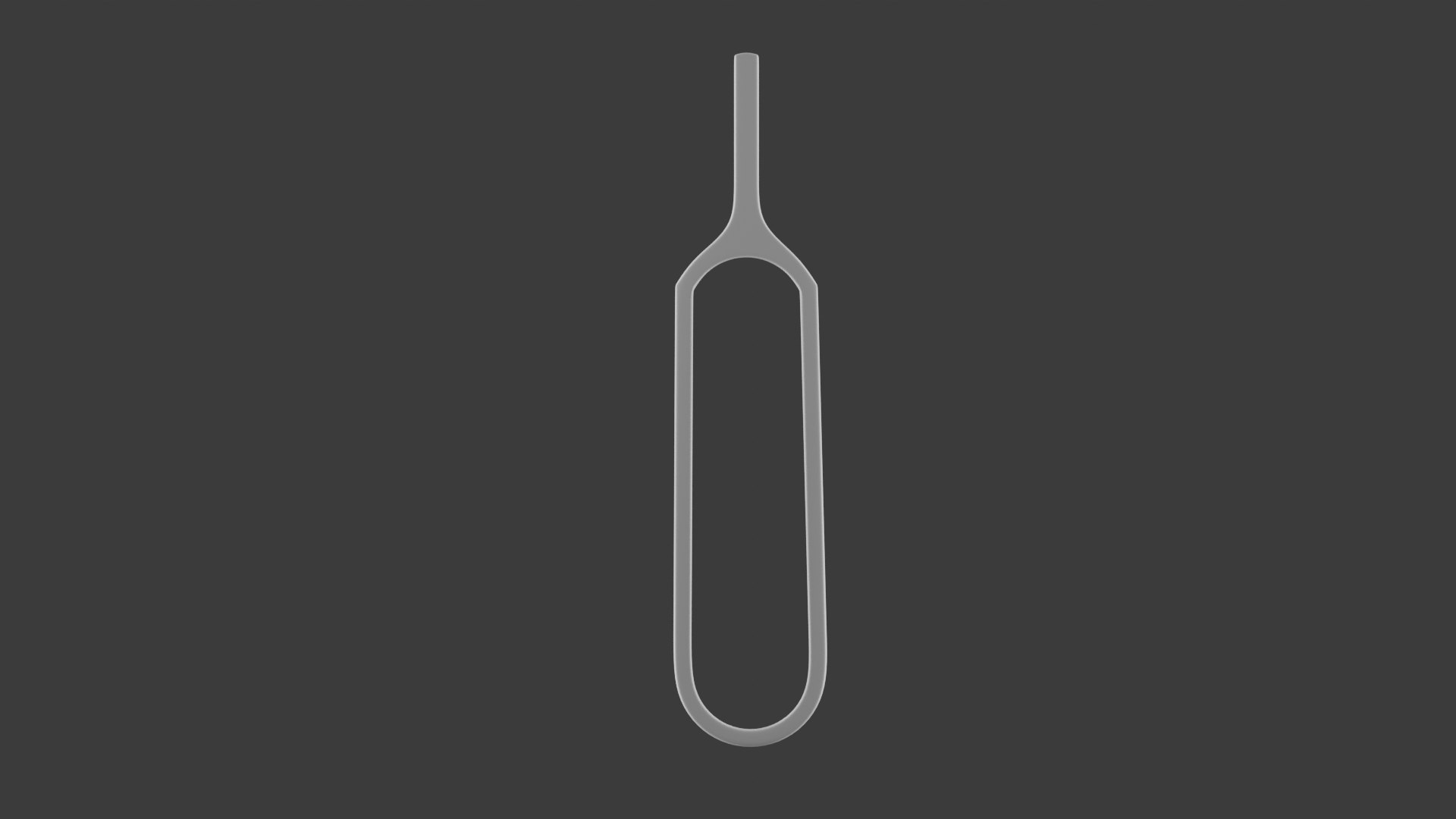 3D Sim Pin Key Stainless Steel 3D Model - TurboSquid 2422109
