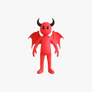 Low Poly Devil Rigged