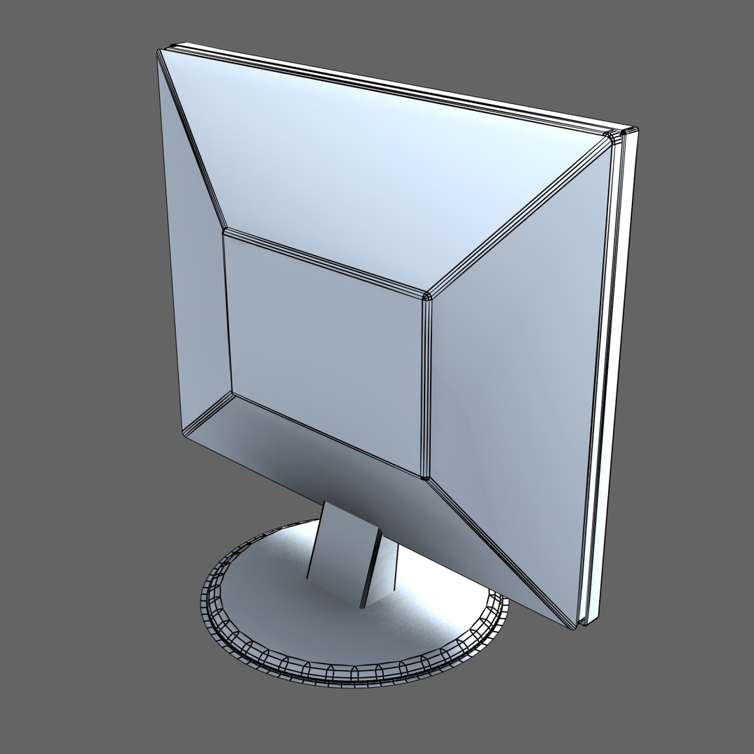 3d Model Pc Monitor Lcd