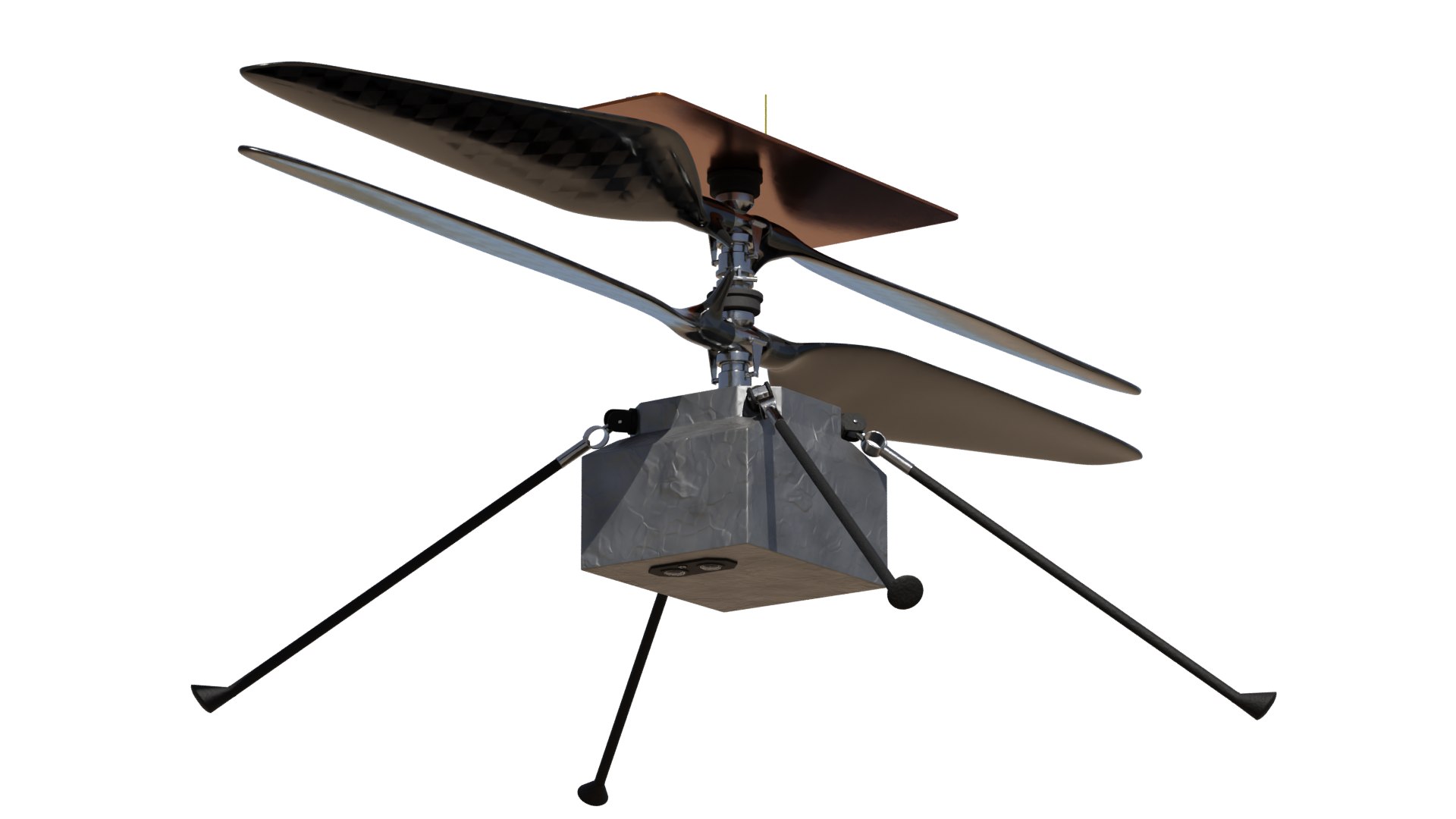 3D Ingenuity Helicopter Model - TurboSquid 2066859