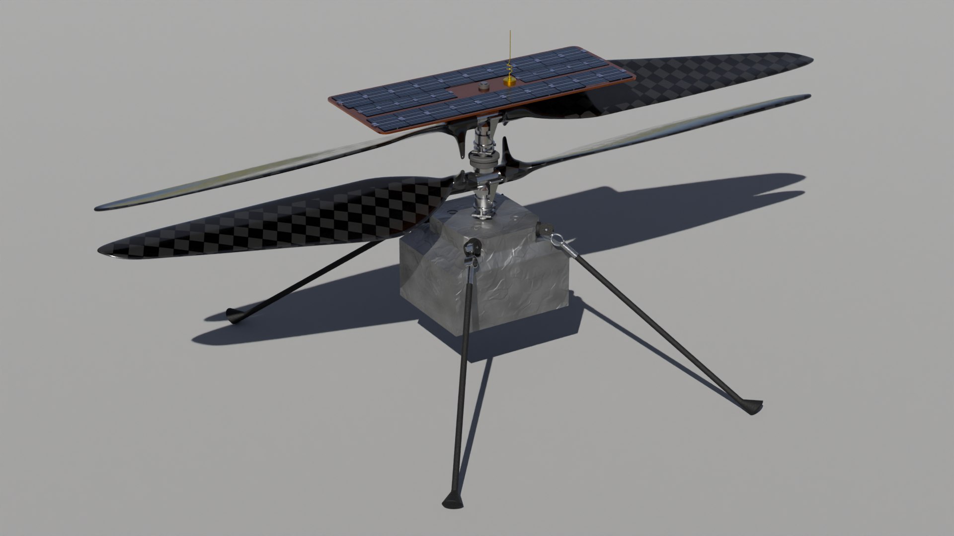 3D Ingenuity Helicopter Model - TurboSquid 2066859