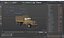Retro Utility Army Vehicle with Canvas Cover Sand Rigged for Cinema 4D
