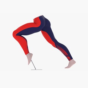 Sprint Legs Figure Pose With Pantyhose