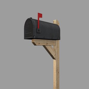 personalized mailbox letters 3d model