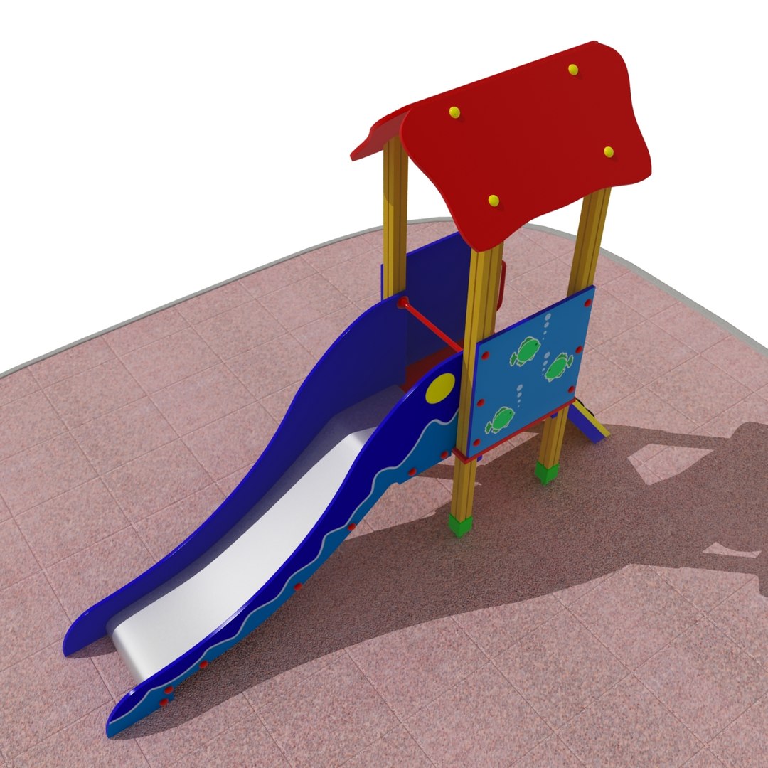 Playground Slide 3d Model