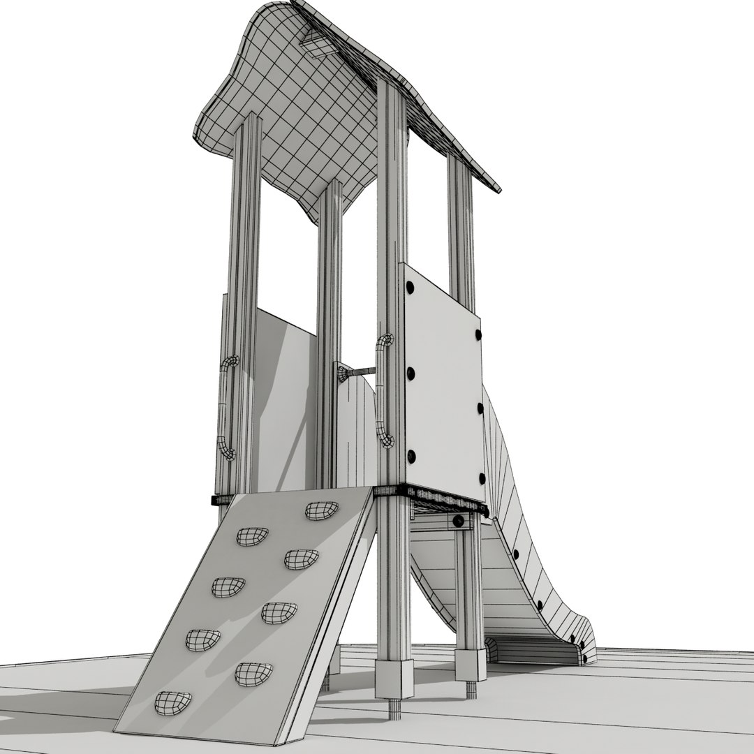 Playground Slide 3d Model