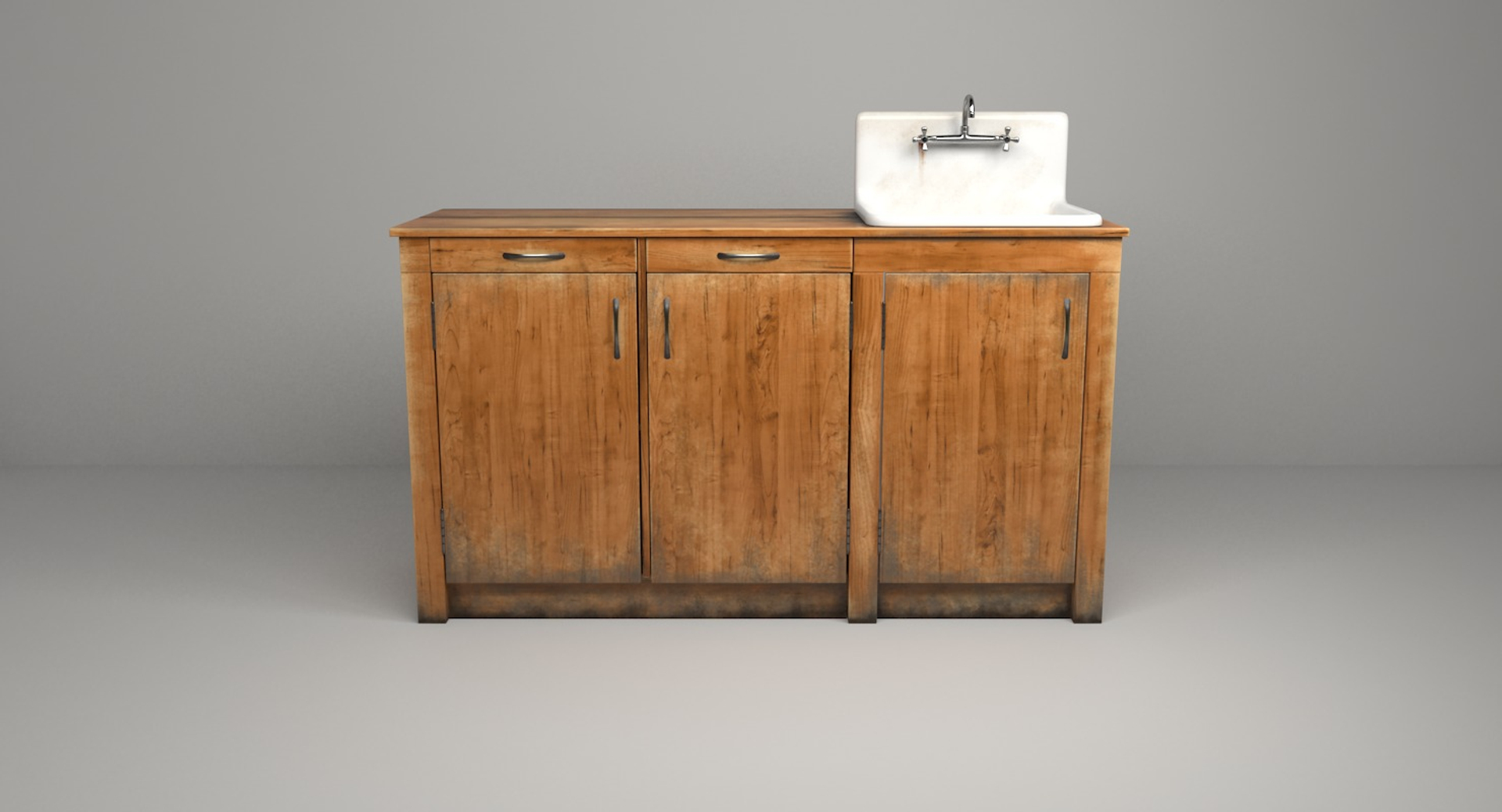 Old Cooking Table 3d Max