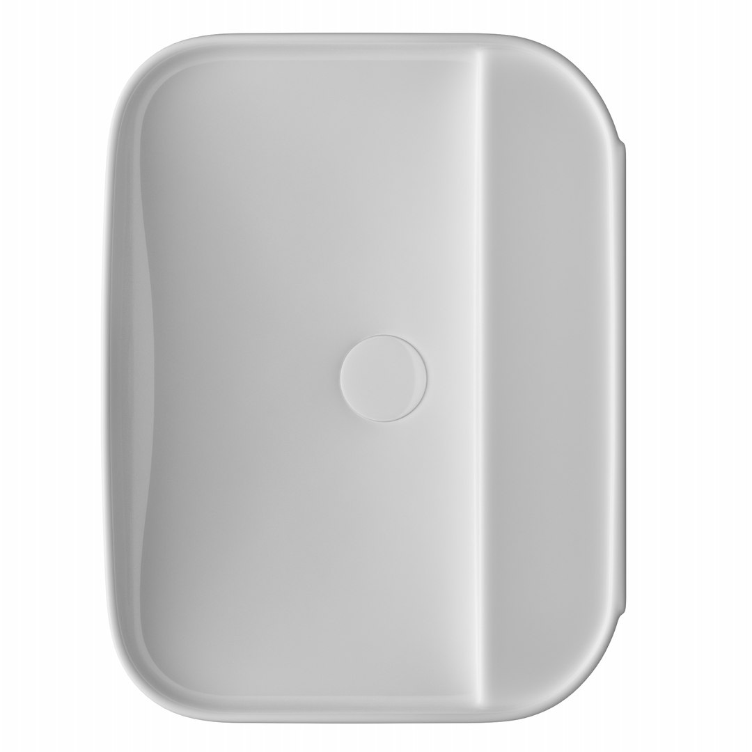 3D Wall Hung Rounded Rectangle - TurboSquid 1694234