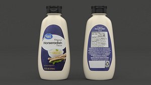 Horseradish Sauce 3D