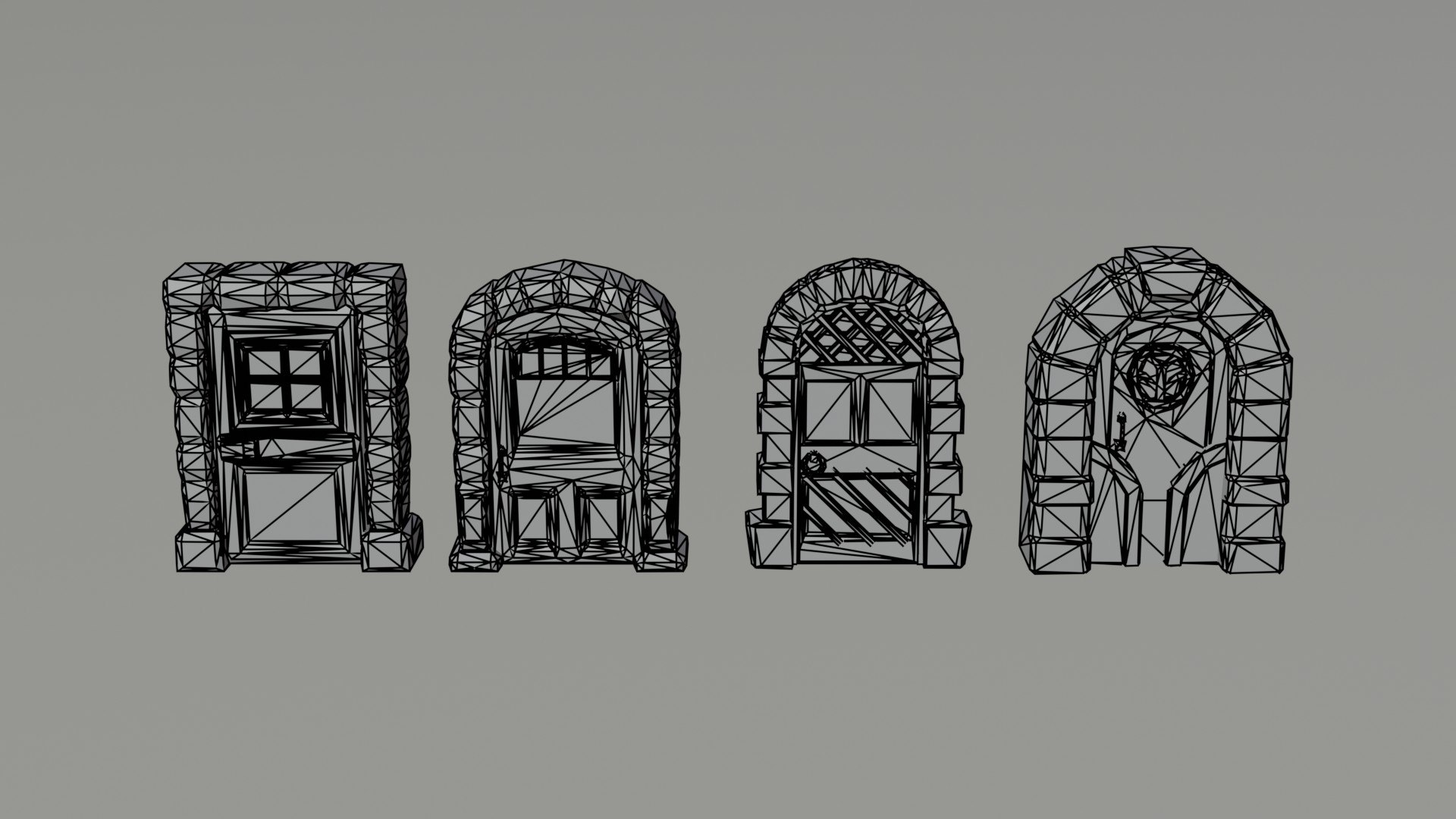 Low-poly Cartoon fantasy polygonal door 3D model https://p.turbosquid.com/ts-thumb/Fk/NyvpDz/Oe/7/jpg/1706885217/1920x1080/fit_q87/3d0ce2f5079d3a2d90b45c1aa2e541a3c8c0f447/7.jpg