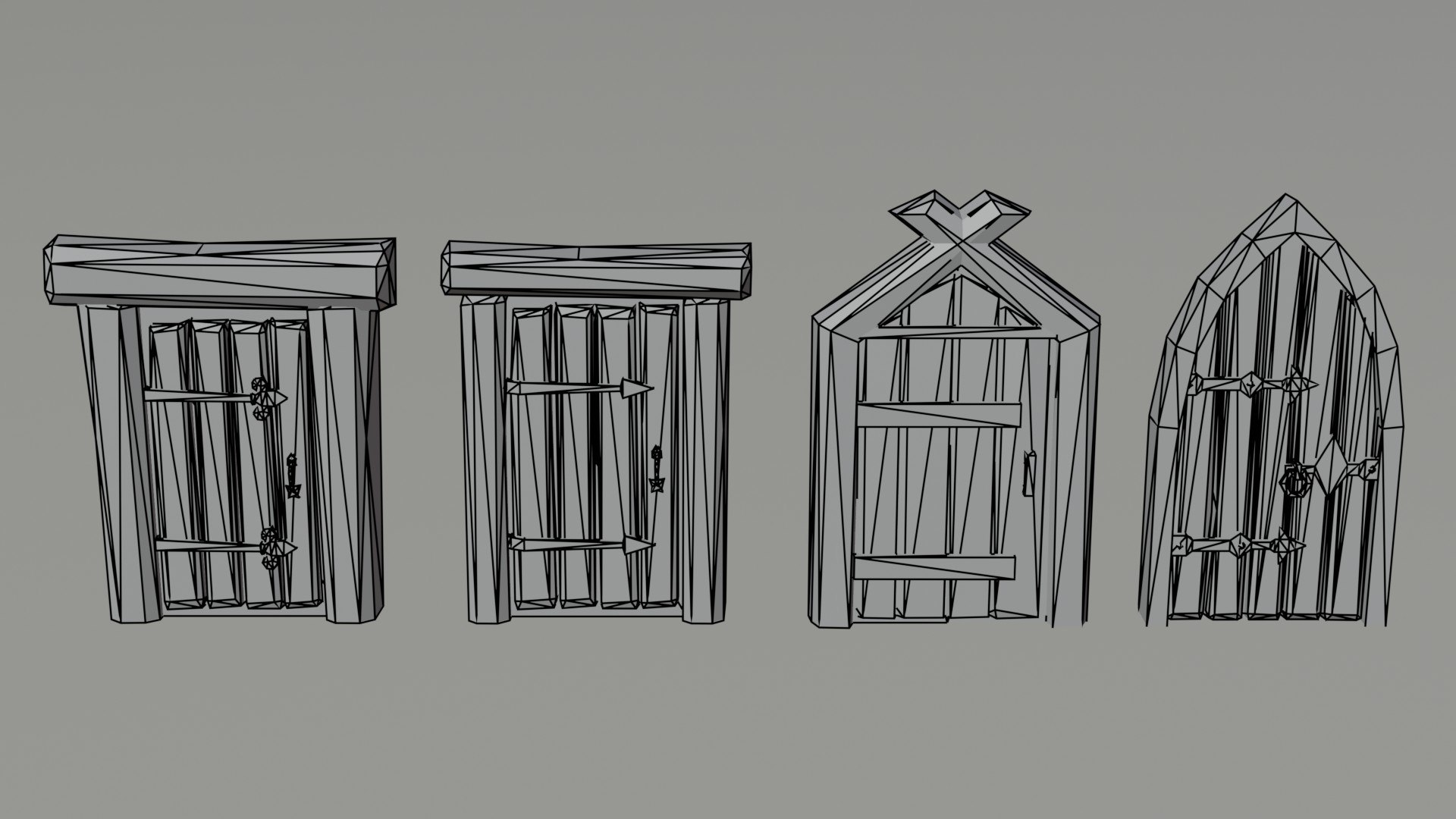 Low-poly Cartoon fantasy polygonal door 3D model https://p.turbosquid.com/ts-thumb/Fk/NyvpDz/mT/8/jpg/1706885218/1920x1080/fit_q87/2706c9b427e7a07e5903e908a8ff7f2a6a573fa8/8.jpg