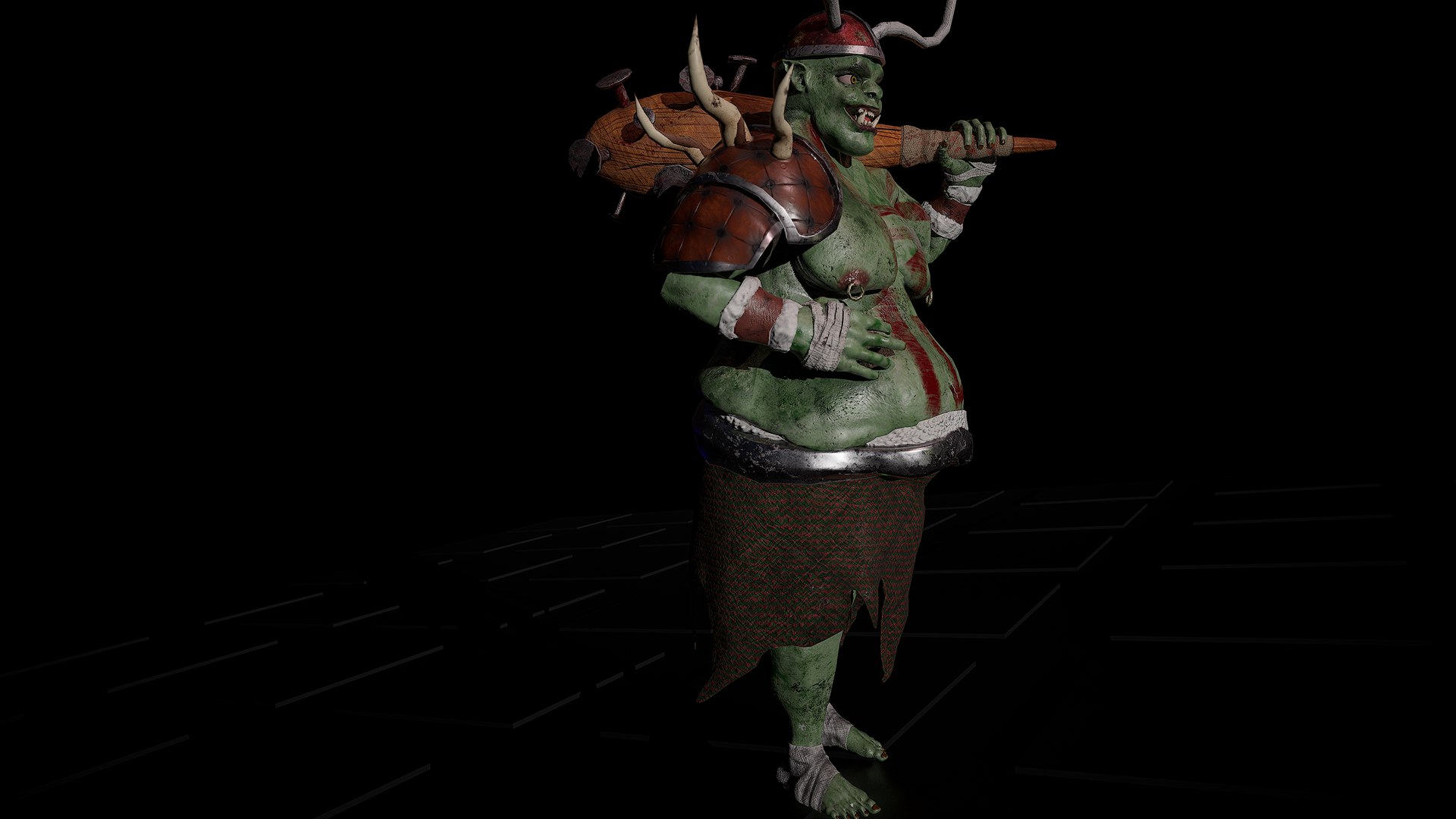 Orc Warrior 3D Model - TurboSquid 1609038