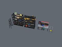 Garage Storage Rack  Workshop Tool Organization System