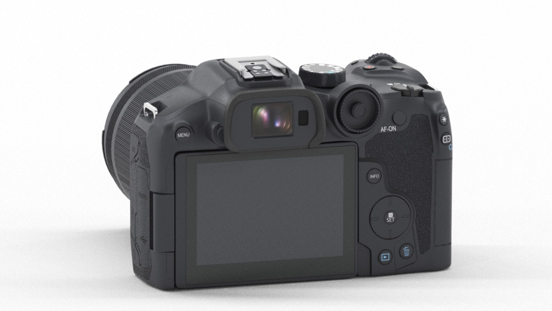 Canon Mirrorless Cameras EOS R7 model https://p.turbosquid.com/ts-thumb/Fk/Oz2ULY/7Q/slrcamera_0009/jpg/1736860112/1920x1080/fit_q87/787e185e685e46e838e8da776b23f6f6a830b223/slrcamera_0009.jpg