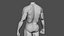 Bodybuilder Model Ready for Print without head