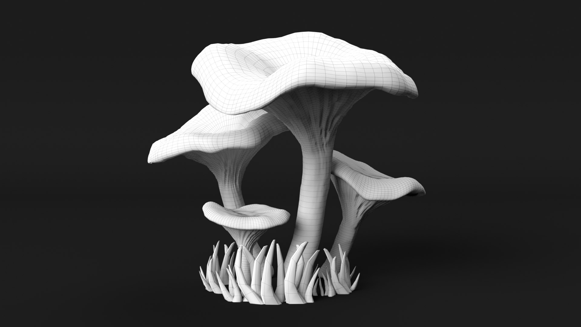 3D cartoon mushroom toadstool chanterelle https://p.turbosquid.com/ts-thumb/Fk/UXY7Uz/k1L6XEjZ/cartoon_chanterelle_mushrooms_thumbnail_wireframe/png/1596566717/1920x1080/fit_q87/b148e09914727499b594e35b0929aa757ed8c325/cartoon_chanterelle_mushrooms_thumbnail_wireframe.jpg