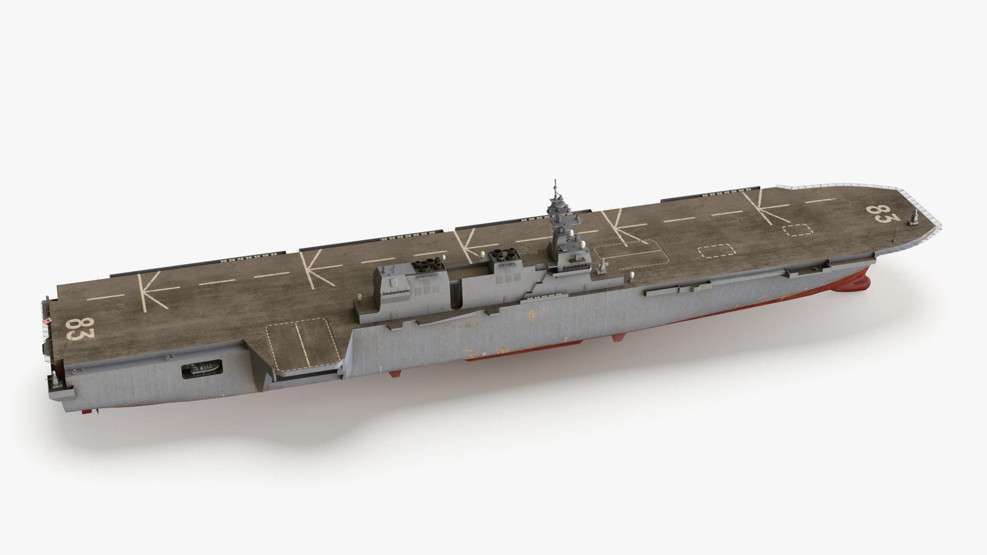 Izumo Class Multi-purpose Destroyer Model - Turbosquid 1951085