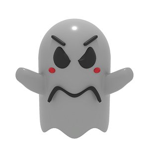 3D Angry Ghost model