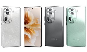 3D Oppo Reno11 All Colors model