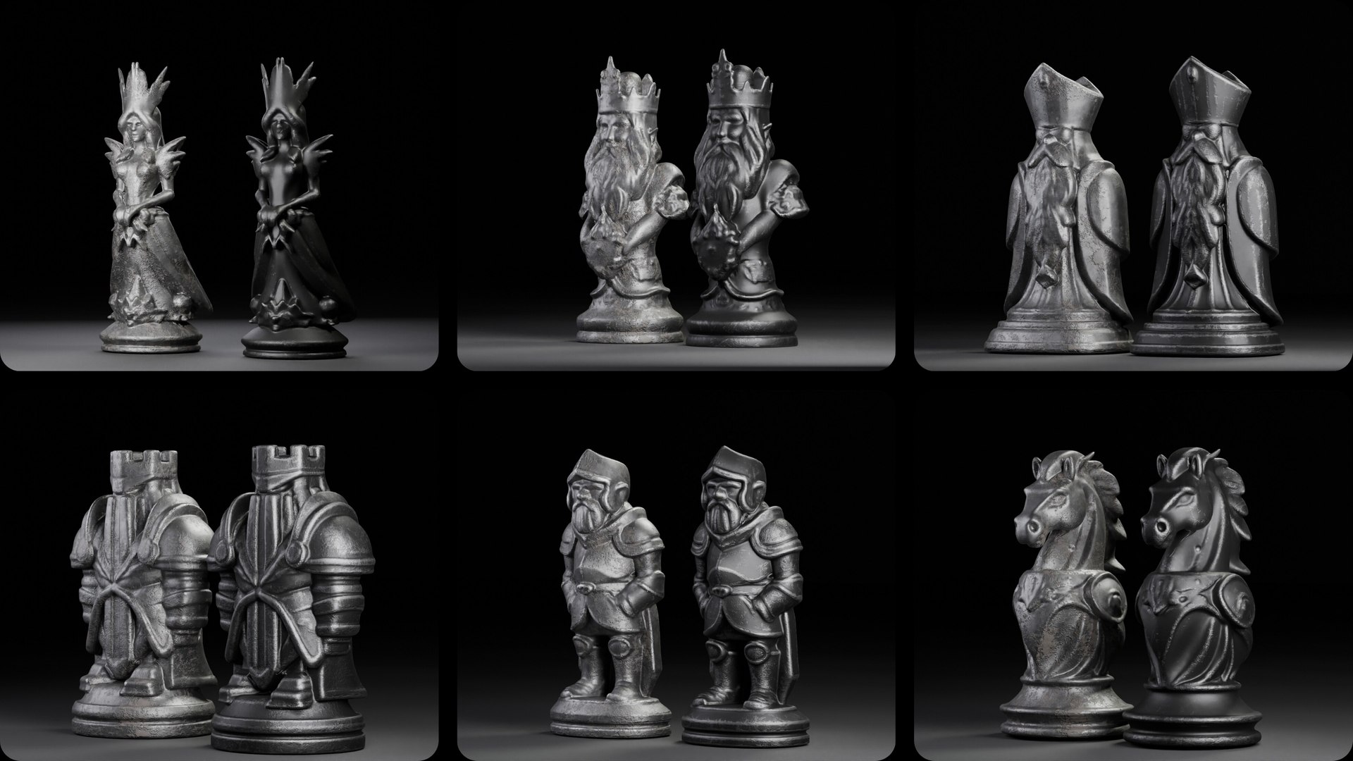3D Metallic Chess Set with Realistic 3D Pieces  Board https://p.turbosquid.com/ts-thumb/Fk/XCv4eI/8f/9pieces/jpg/1731194068/1920x1080/fit_q87/2820db23e3876c1b29b8d7ef2fe3cfb176cfe1e4/9pieces.jpg