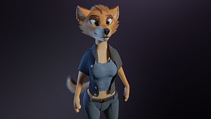Rachel Anthro Dingo 3D model