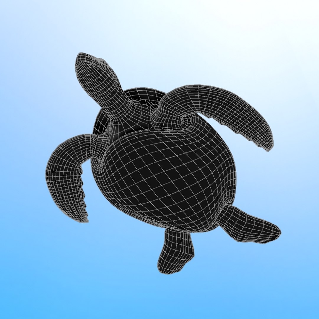 Brown sea turtle fully rigged 3D model - TurboSquid 1290216