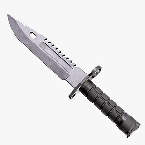 M9 Bayonet Tactical Knife AAA Game Ready Asset Low-poly