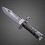 M9 Bayonet Tactical Knife AAA Game Ready Asset Low-poly
