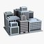 simple city 3d model