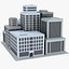simple city 3d model