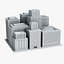 simple city 3d model