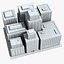 simple city 3d model
