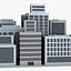 simple city 3d model