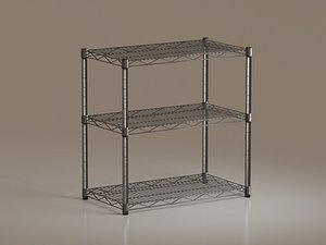 Low Poly Wire Rack 3D model