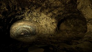 Old Underground Mine Excavation - Dirty 3D model