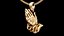 hands holly jesus chiristian  pray pendant