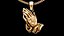 hands holly jesus chiristian  pray pendant