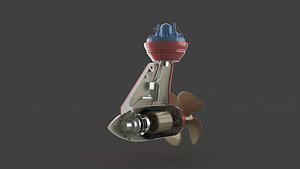 propeller boat roll model