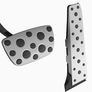 Pedals brake accelerator