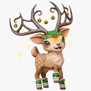 Bro Deer - Print-in-Place, 3D models download