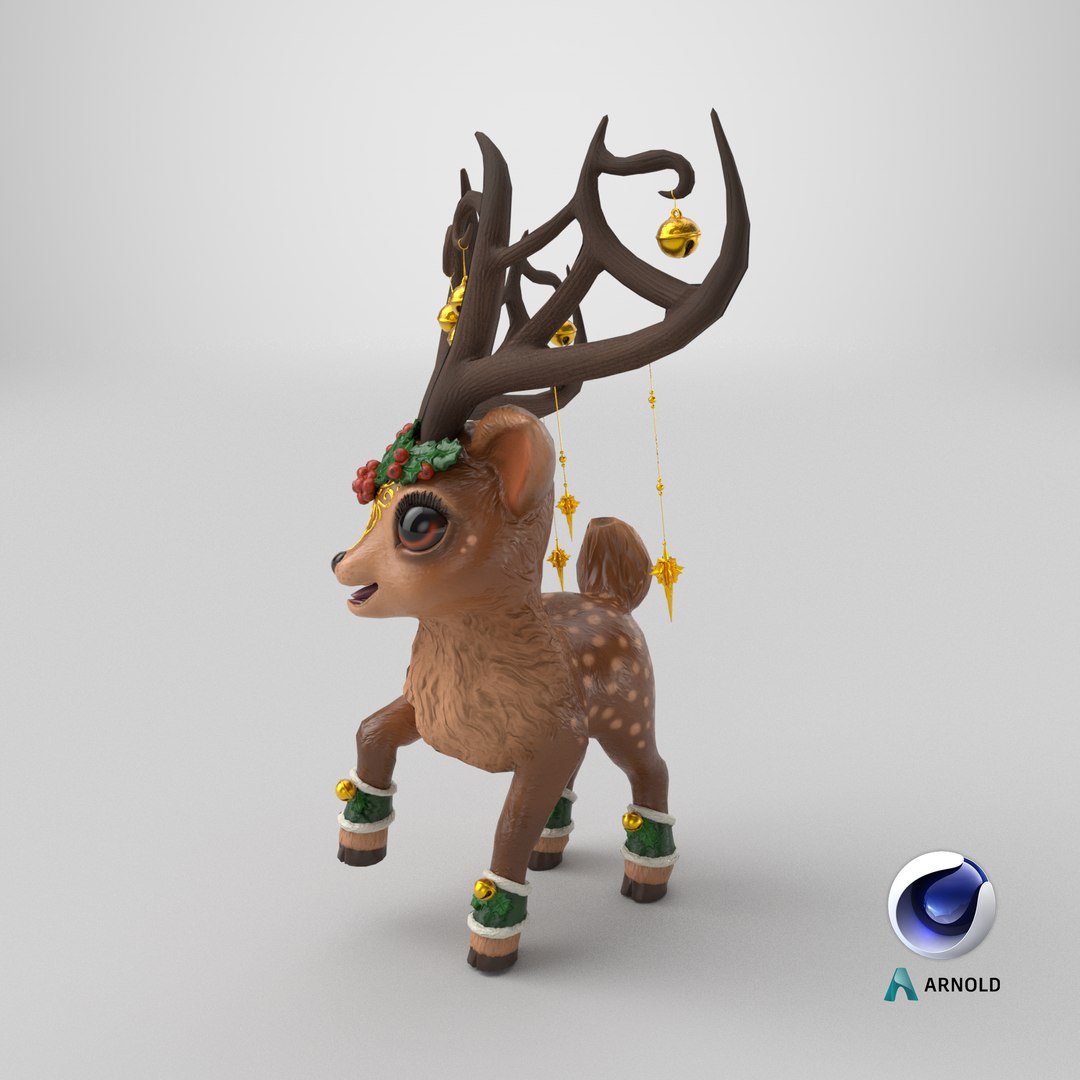 3D Cartoon Christmas Deer Rigged PBR https://p.turbosquid.com/ts-thumb/Fk/qAW4sU/ox/stemcell_cinema_4d_arnold_render/png/1724402694/1920x1080/fit_q87/1746274ec6a1e678edf670659077f74f499c5551/stemcell_cinema_4d_arnold_render.jpg