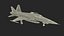 3D HESA Saeqeh Iranian Combat Aircraft Blue Rigged for Maya
