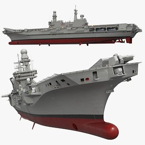 Cavour 550 Aircraft Carrier Naval Vehicle Gray