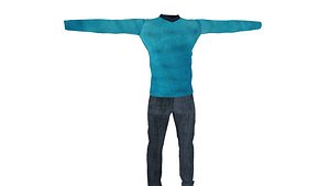 Mens Clothing 3D model