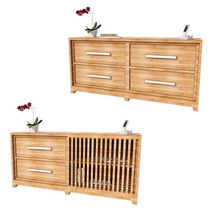 Chest of Drawers 3D model