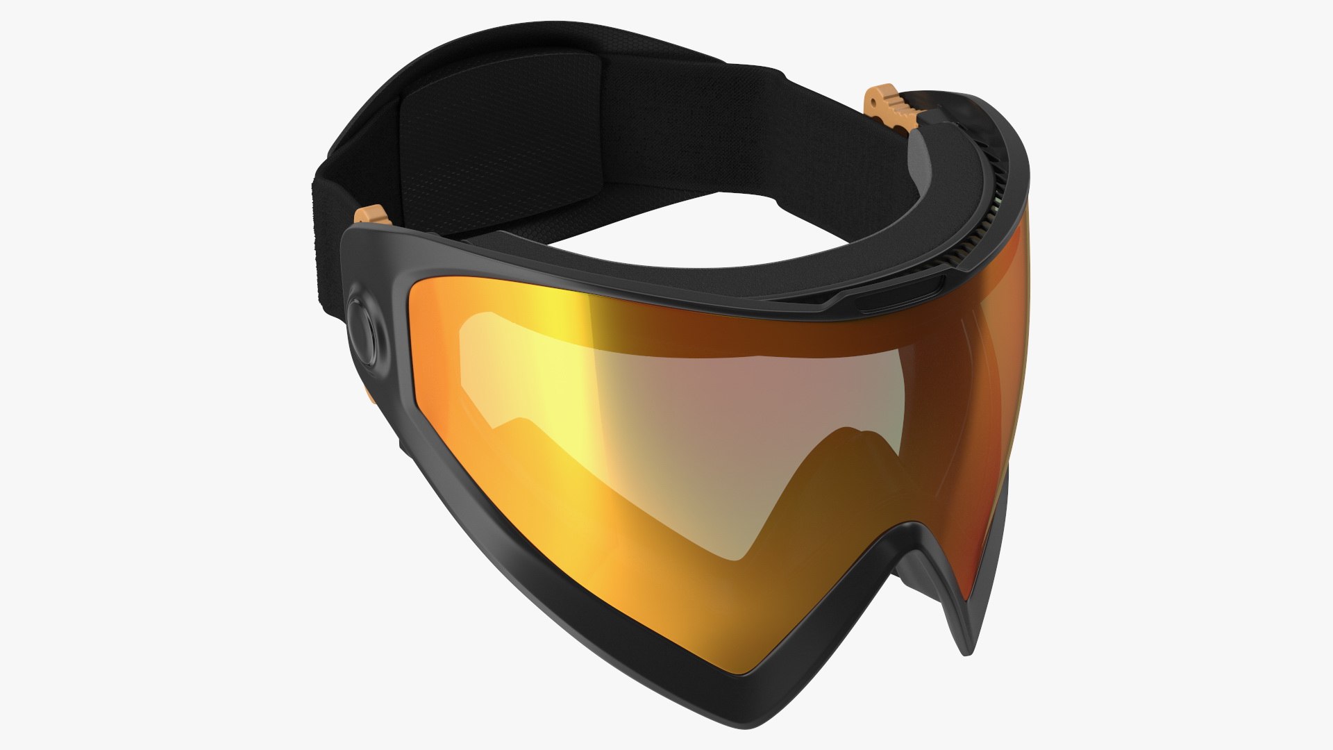 Airsoft Paintball Googles 3D model preview