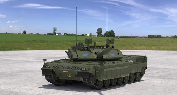 C1 ariete reactive armour 3D model - TurboSquid 1203674