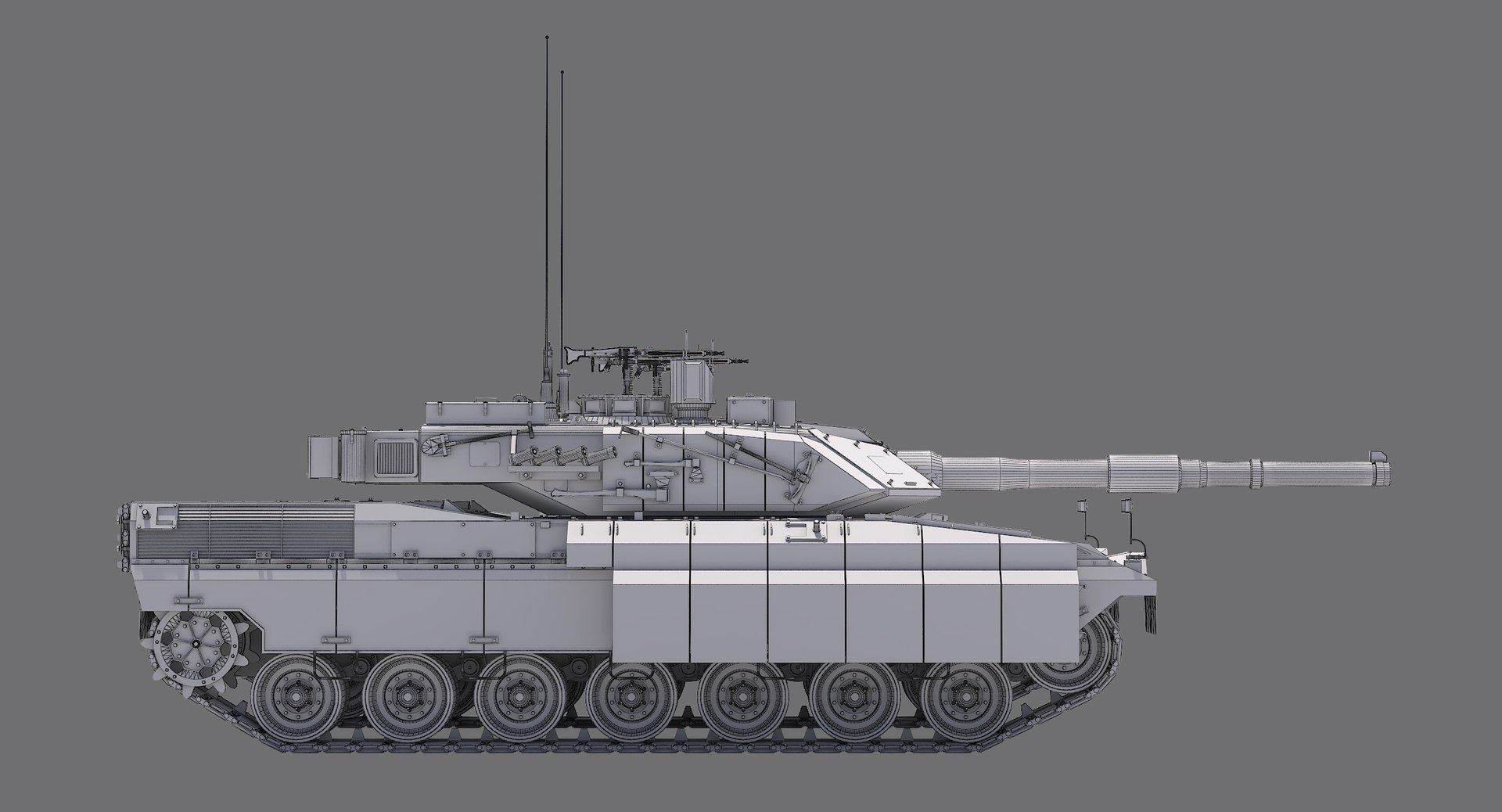 C1 Ariete Reactive Armour 3d Model - Turbosquid 1203674