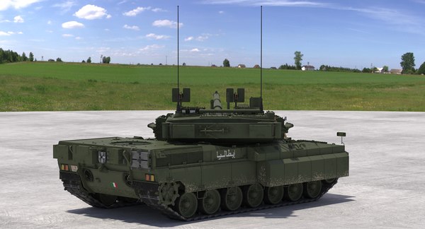 C1 ariete reactive armour 3D model - TurboSquid 1203674